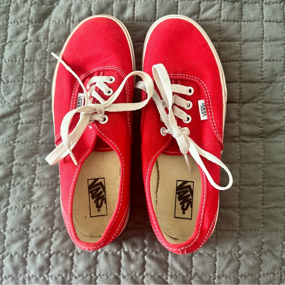 Red Vans